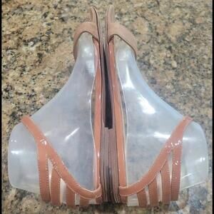 See By Chloé Chloe Brown Flat Ankle Slingback Strap Sandals Shoes Womens 40.5 9